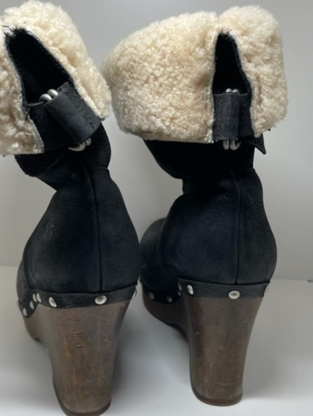 UGG Carnegie Wedge Mid Calf Studded Leather